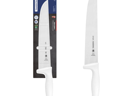 Cuchillo para Carne Tramontina Profissional Master con Lámina en Acero Inoxidable y Mango de Polipropileno Blanco 10"