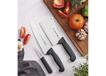 Cuchillo para Carne Tramontina Profesional con Lámina en Acero Inoxidable y Mango en Polipropileno Negro 8"