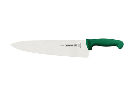 Cuchillo para Carne Tramontina Profesional con Lámina en Acero Inoxidable y Mango de Polipropileno Verde 12"