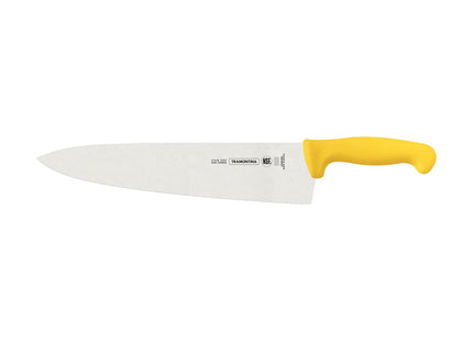 Cuchillo para Carne Tramontina Profissional Master con Lámina en Acero Inoxidable y Mango de Polipropileno Amarillo 12"