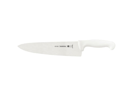Cuchillo para Carne 10" Tramontina Profissional Master con Lámina en Acero Inoxidable y Mango en Polipropileno Blanco