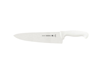 Cuchillo para Carne 10" Tramontina Profissional Master con Lámina en Acero Inoxidable y Mango en Polipropileno Blanco