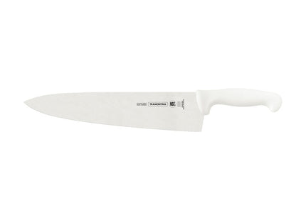 Cuchillo para Carne 12" Tramontina Profissional Master con Lámina en Acero Inoxidable y Mango en Polipropileno Blanco