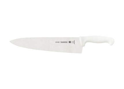 Cuchillo para Carne 12" Tramontina Profissional Master con Lámina en Acero Inoxidable y Mango en Polipropileno Blanco