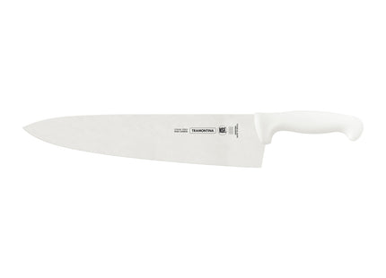 Cuchillo para Carne 14" Tramontina Profissional Master con Lámina en Acero Inoxidable y Mango en Polipropileno Blanco