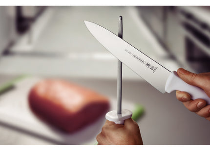 Cuchillo para Carne 6" Tramontina Profissional Master con Lámina en Acero Inoxidable y Mango en Polipropileno Blanco