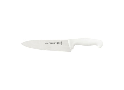 Cuchillo para Carne 8" Tramontina Profissional Master con Lámina en Acero Inoxidable y Mango en Polipropileno Blanco