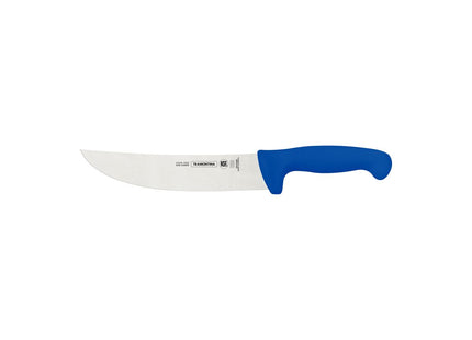 Cuchillo para Carne 8" Tramontina Profesional con Lámina en Acero Inoxidable y Mango en Polipropileno Azul