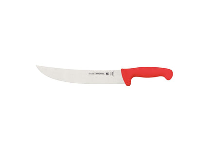 Cuchillo para Carne 10" Tramontina Profissional Master con Lámina en Acero Inoxidable y Mango en Polipropileno Rojo