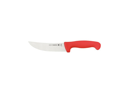 Cuchillo para Carne 6" Tramontina Profissional Master con Lámina en Acero Inoxidable y Mango en Polipropileno Rojo