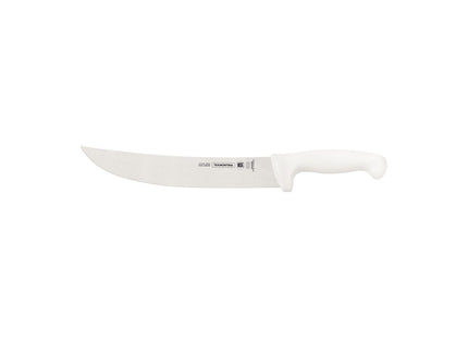 Cuchillo para Carne 10" Tramontina Profissional Master con Lámina en Acero Inoxidable y Mango en Polipropileno Blanco
