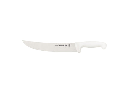 Cuchillo para Carne 10" Tramontina Profissional Master con Lámina en Acero Inoxidable y Mango en Polipropileno Blanco