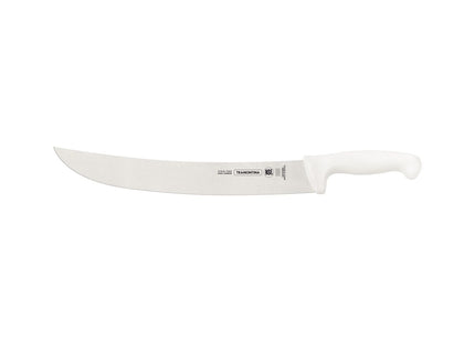 Cuchillo para Carne 14" Tramontina Profissional Master con Lámina en Acero Inoxidable y Mango en Polipropileno Blanco