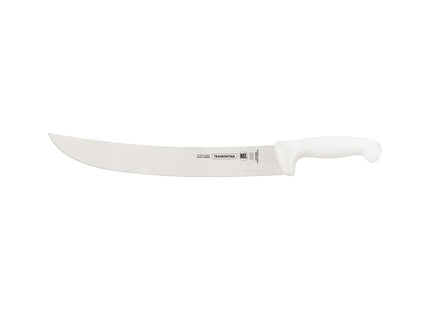 Cuchillo para Carne 14" Tramontina Profissional Master con Lámina en Acero Inoxidable y Mango en Polipropileno Blanco