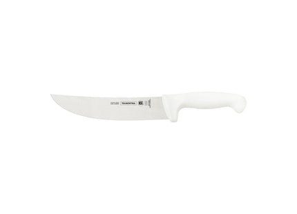 Cuchillo para Carne 8" Tramontina Profissional Master con Lámina en Acero Inoxidable y Mango en Polipropileno Blanco