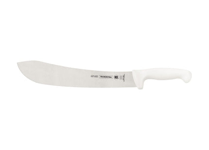Cuchillo para Carne 12" Tramontina Profissional Master con Lámina en Acero Inoxidable y Mango en Polipropileno Blanco