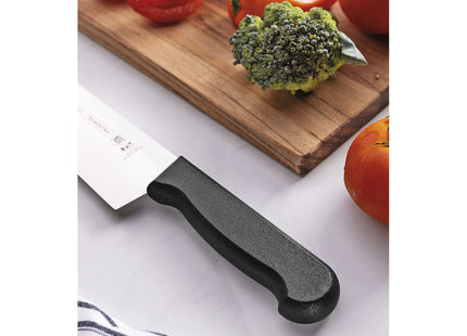 Cuchillo para Carne Tramontina Profissional Master con Lámina en Acero Inoxidable y Mango de Polipropileno Negro con Protección Antimicrobiana 10"