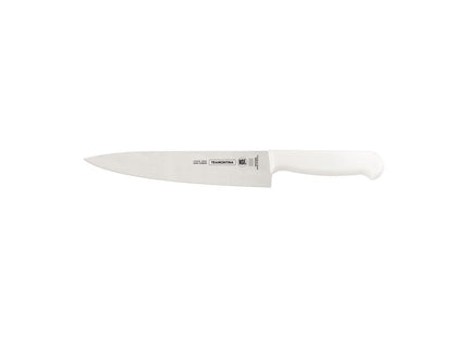 Cuchillo para Carne Tramontina Profissional Master con Lámina en Acero Inoxidable y Mango de Polipropileno Blanco con Protección Antimicrobiana 8"