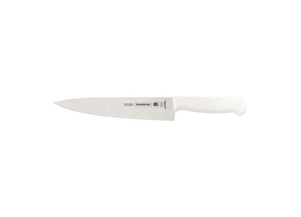 Cuchillo para Carne Tramontina Profissional Master con Lámina en Acero Inoxidable y Mango de Polipropileno Blanco con Protección Antimicrobiana 8"