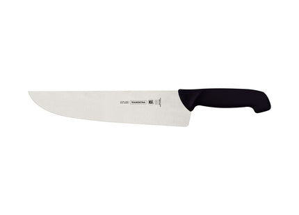 Cuchillo Carnicero Tramontina Profissional Master con Lámina de Acero Inoxidable y Mango de Polipropileno Negro 12"