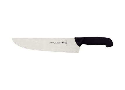 Cuchillo Carnicero Tramontina Profissional Master con Lámina de Acero Inoxidable y Mango de Polipropileno Negro 12"