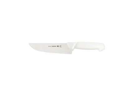 Cuchillo Carnicero Tramontina Profissional Master con Lámina de Acero Inoxidable y Mango de Polipropileno Blanco 7"