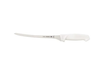 Cuchillo para Filetear Tramontina Profissional Master con Lámina en Acero Inoxidable y Mango de Polipropileno Blanco 8"