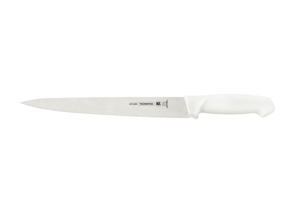 Cuchillo Carnicero Tramontina Profissional Master con Lámina en Acero Inoxidable y Mango de Polipropileno Blanco 14"