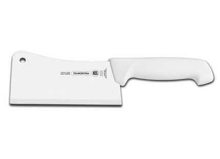 Hachuela Tramontina Profissional Master con Lámina en Acero Inoxidable y Mango de Polipropileno Blanco 6"