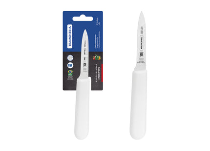 Cuchillo para Legumbres Tramontina Profissional Master con Lámina en Acero Inoxidable y Mango en Polipropileno Blanco 3"
