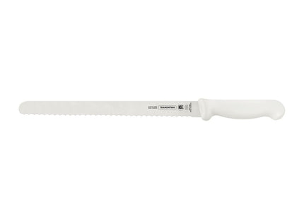 Cuchillo para Pan Tramontina Profissional Master con Lámina en Acero Inoxidable y Mango de Polipropileno Blanco 12"
