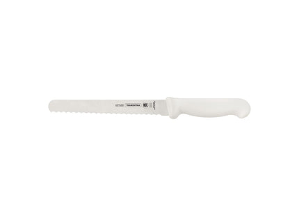 Cuchillo para Pan Tramontina Profissional Master con Lámina en Acero Inoxidable y Mango de Polipropileno Blanco 8"