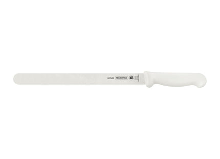 Cuchillo para Fiambres Tramontina Profissional Master con Lámina en Acero Inoxidable y Mango de Polipropileno Blanco 12"