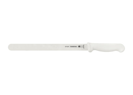 Cuchillo para Fiambres Tramontina Profissional Master con Lámina en Acero Inoxidable y Mango de Polipropileno Blanco 12"