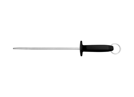 Afilador Estriado Tramontina Profissional Master con Eje en Acero Carbono y Mango de Polipropileno Negro 10"