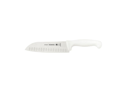 Cuchillo para Rebanar y Picar Tramontina Profissional Master con Lámina en Acero Inoxidable y Mango de Polipropileno Blanco 7"