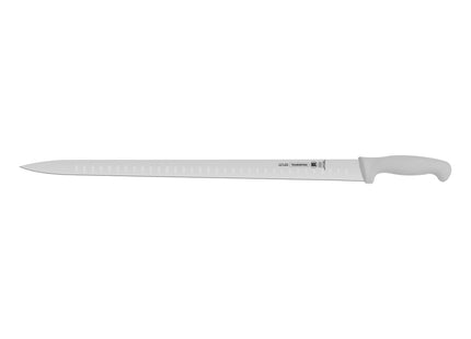Cuchillo para Fiambres Tramontina Profissional Master con Lámina en Acero Inoxidable y Mango de Polipropileno Blanco 20"