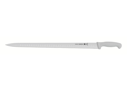 Cuchillo para Fiambres Tramontina Profissional Master con Lámina en Acero Inoxidable y Mango de Polipropileno Blanco 20"