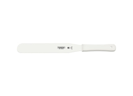 Espátula para Repostería Tramontina Profissional Master con Lámina en Acero Inoxidable y Mango de Polipropileno Blanco 10"