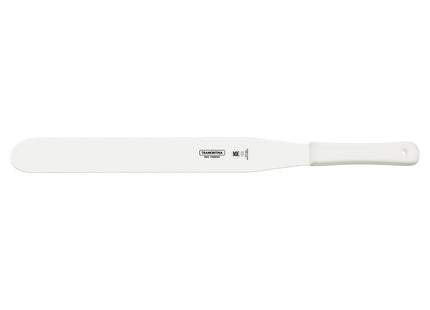 Espátula para Repostería Tramontina Profissional Master con Lámina en Acero Inoxidable y Mango de Polipropileno Blanco 14"