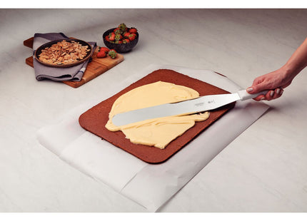 Espátula para Repostería Tramontina Profissional Master con Lámina en Acero Inoxidable y Mango de Polipropileno Blanco 14"