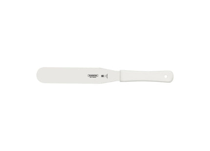 Espátula para Repostería Tramontina Profesional con Lámina en Acero Inoxidable y Mango de Polipropileno Blanco 8"