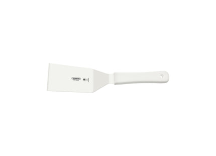 Espátula para Frituras Tramontina Profissional Master con Lámina en Acero Inoxidable y Mango de Polipropileno Blanco 5x2.1/2"