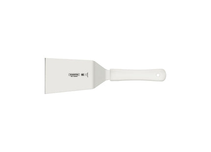 Espátula para Frituras Tramontina Profissional Master con Lámina en Acero Inoxidable y Mango de Polipropileno Blanco 6x3.1/2"