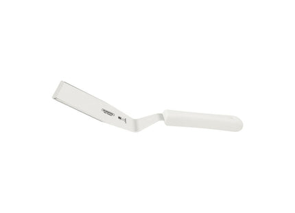 Espátula para Hamburguesas Tramontina Profissional Master con Lámina en Acero Inoxidable y Mango de Polipropileno Blanco 6x3"