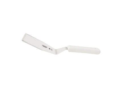 Espátula para Hamburguesas Tramontina Profissional Master con Lámina en Acero Inoxidable y Mango de Polipropileno Blanco 6x3"