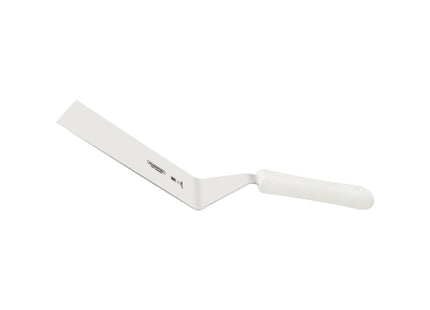 Espátula para Hamburguesas Tramontina Profissional Master con Lámina en Acero Inoxidable y Mango de Polipropileno Blanco 8x3"