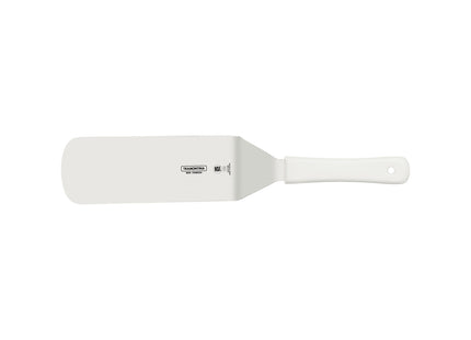 Espátula para Frituras Tramontina Profissional Master con Lámina en Acero Inoxidable y Mango de Polipropileno Blanco 9x3"