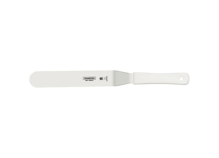Espátula para Repostería Tramontina Profissional Master con Lámina en Acero Inoxidable y Mango de Polipropileno Blanco 10"
