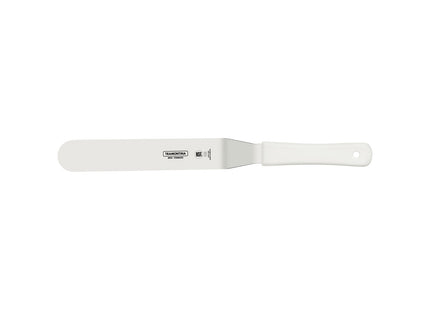 Espátula para Repostería Tramontina Profissional Master con Lámina en Acero Inoxidable y Mango de Polipropileno Blanco 10"